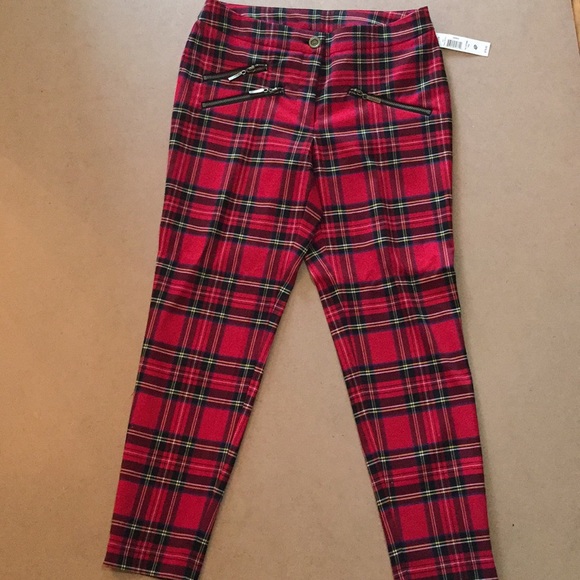 Tartan Crop Petite Pant - Picture 3 of 6